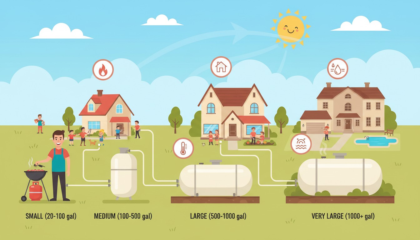 Propane Tank Sizes: Choosing the Right Capacity for Your Home